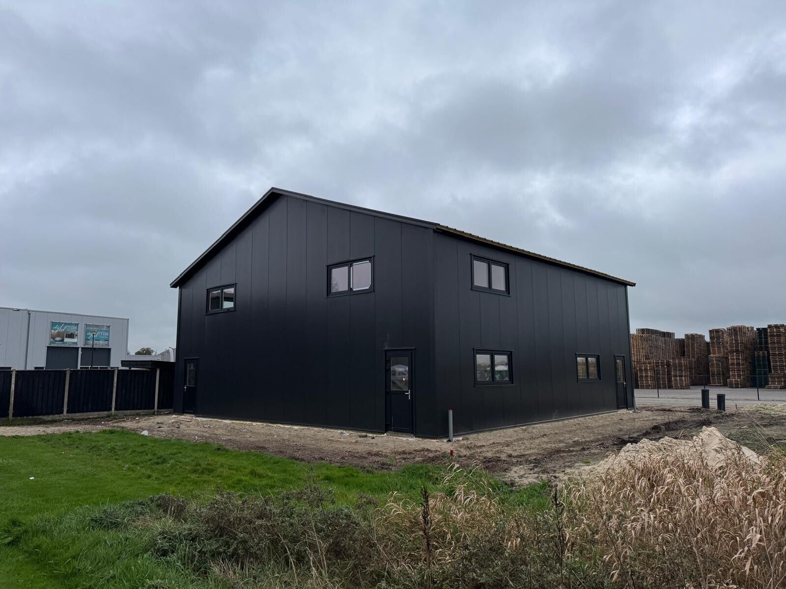 Nieuwbouw loods in Den Ham, Overijssel